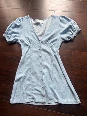 ASOS Light Blue Denim Mini Dress
